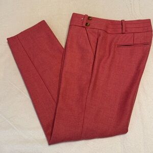 LOFT Coral Straight Leg Pants